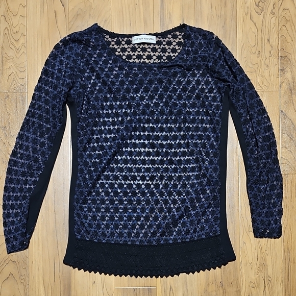 Cotton Natural Tops - Cotton Natural Mesh Top